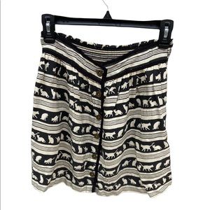 Urban Outfitters Cooperative Button Cat mini skirt size small